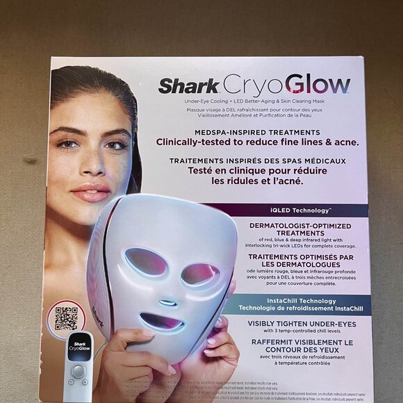 Shark CryoGlow Red Blue & Infrared iQLED Face Mask - Picture 1 of 4